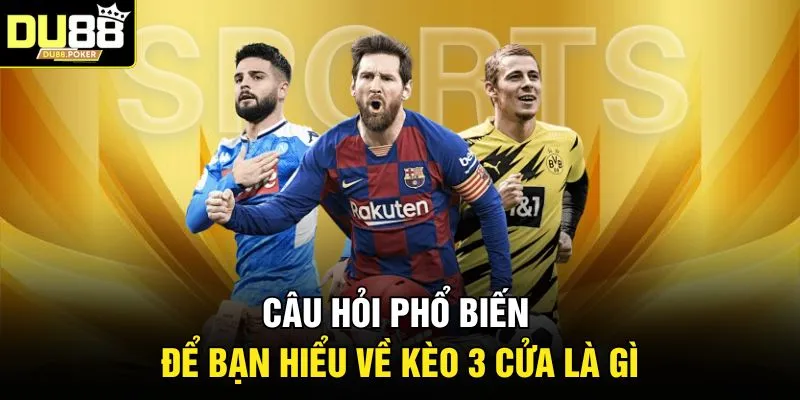 Kèo 3 Cửa Là Gì? Cách Chơi Và Ví Dụ Trả Thưởng Thực Tế 4 Câu hỏi phổ biến để bạn hiểu về kèo 3 cửa là gì